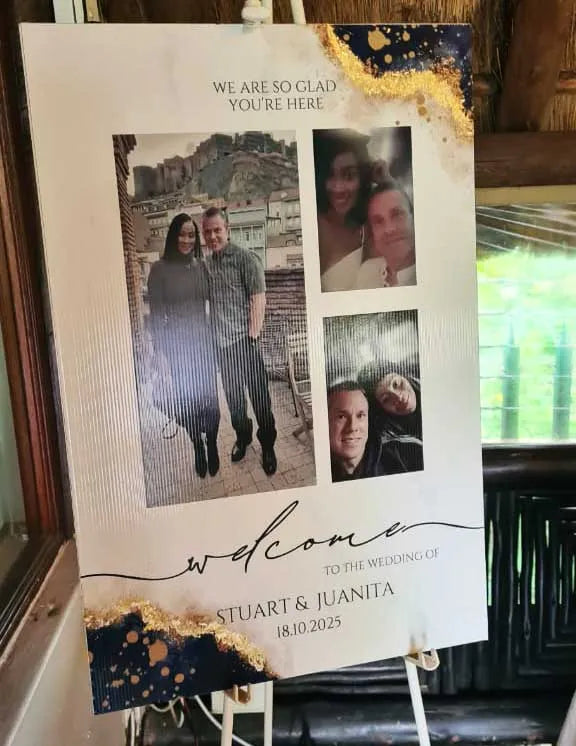 Forevermore Momentos Printed Correx Welcome Board for Weddings - Image 2