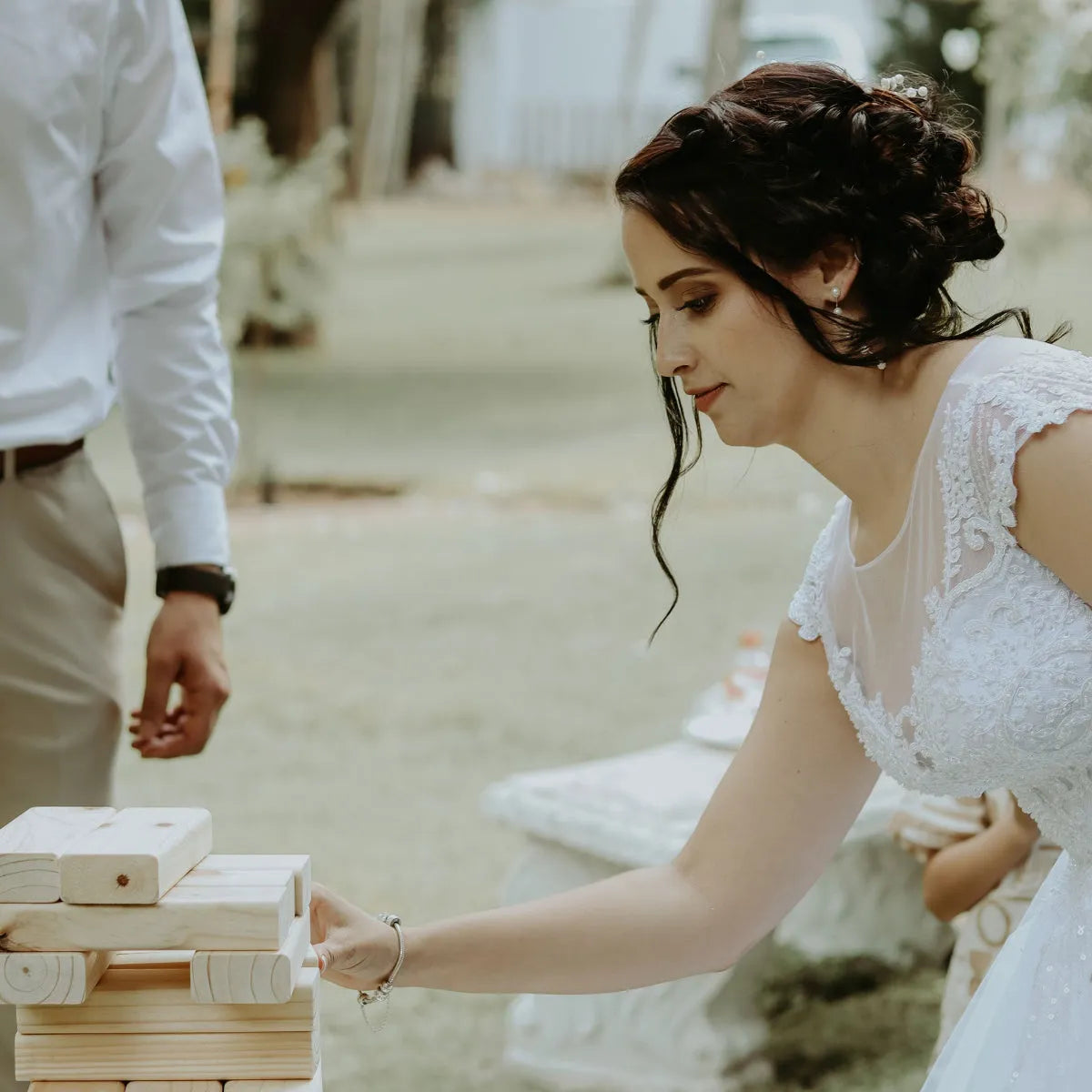 Forevermore Momentos On-Site Jenga Game for Weddings - Image 3