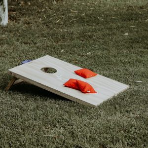 Forevermore Moments Cornhole Set for On-Site Weddings