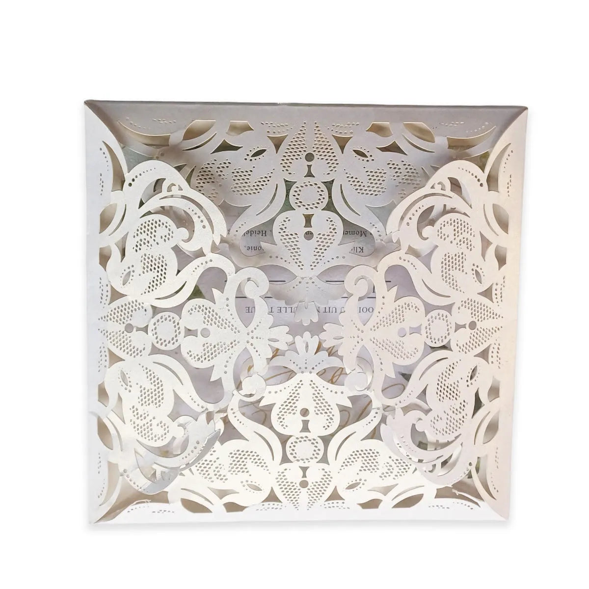 Filligree Fold-Open Cardstock Invitations - Image 2